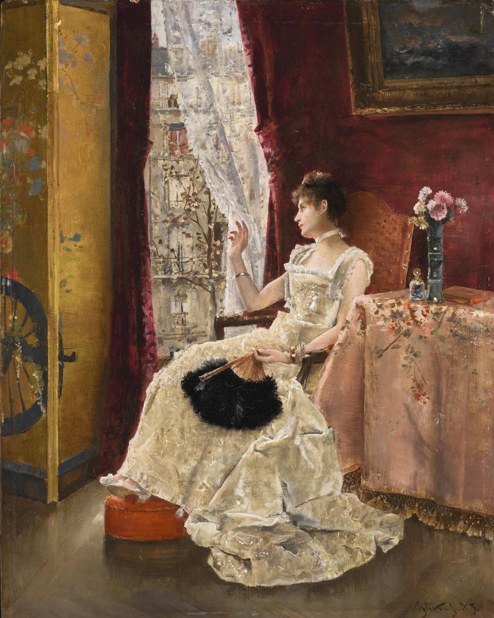 Alfred Stevens - Belgian rêverie