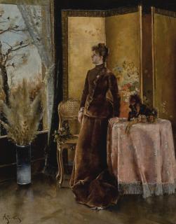 Alfred Stevens - La Neige