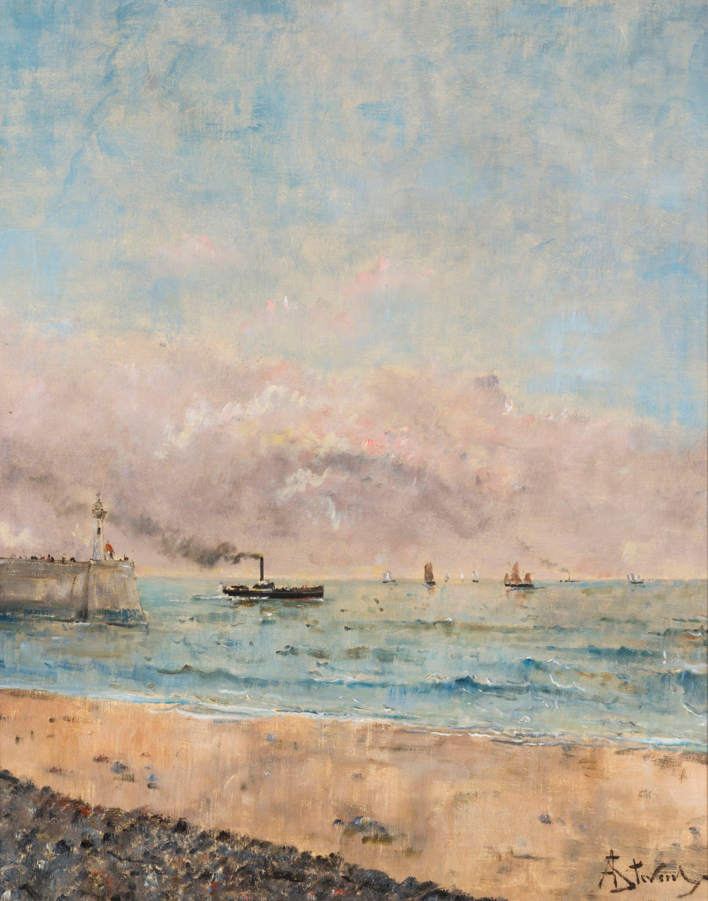 Alfred Stevens - Le Tréport