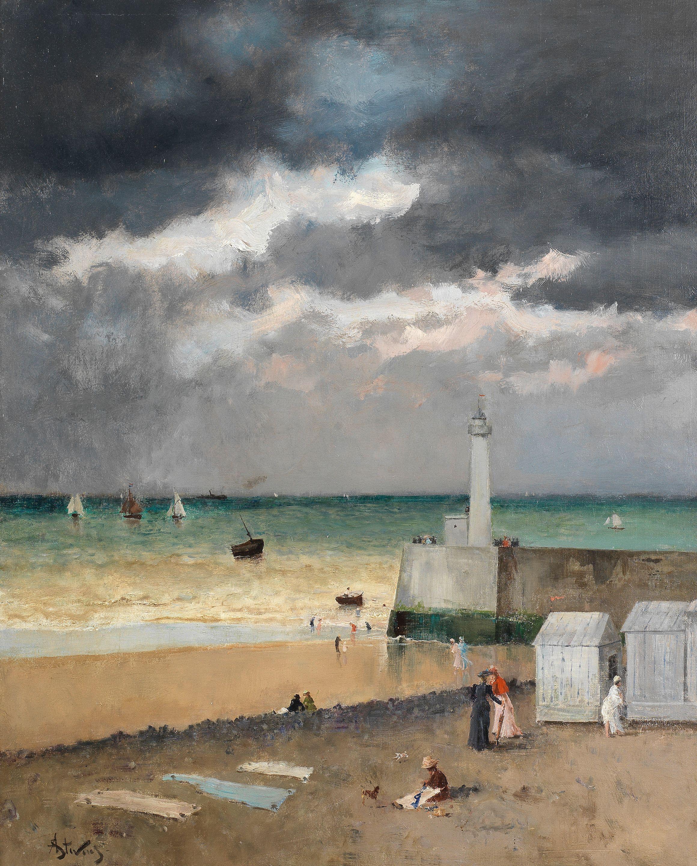 Alfred Stevens - Le Tréport