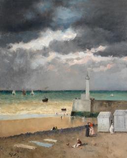 Alfred Stevens - Le Tréport