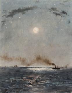 Alfred Stevens - Marine de nuit
