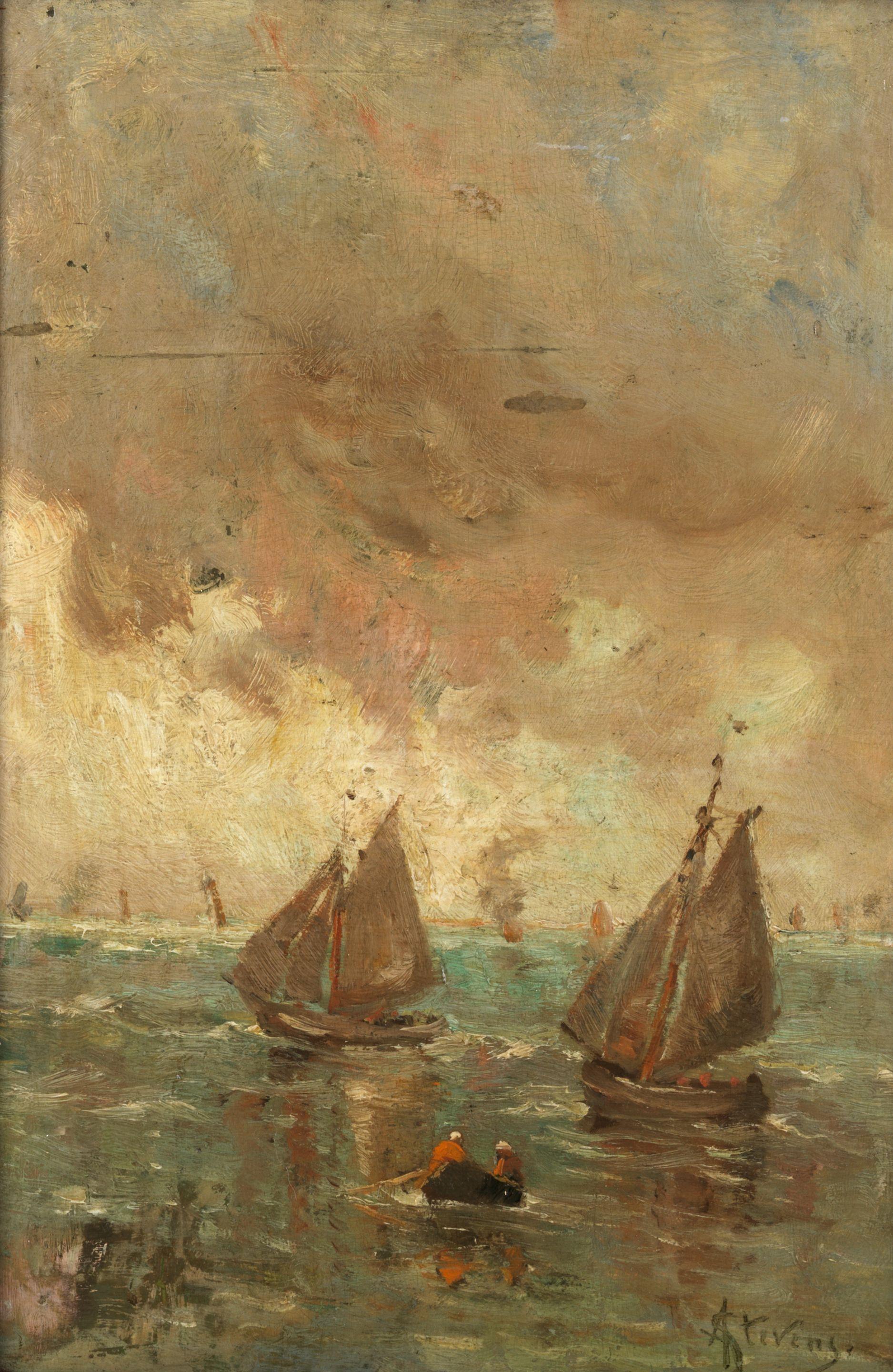 Alfred Stevens - Marine scene