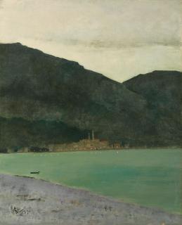 Alfred Stevens - Menton, presque la nuit, 2è impression