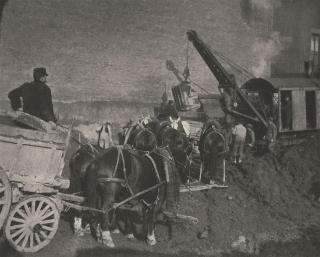 Alfred Stieglitz - Excavating - New York