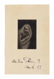 Alfred Stieglitz - Rebecca\'s Ear, 1922
