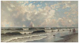 Alfred Thompson Bricher - Afternoon, Southampton Beach