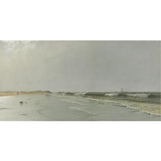 Alfred Thompson Bricher - Beach At Little Boar\'S Head, New Hampshire