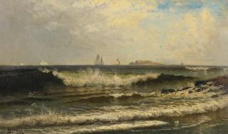Alfred Thompson Bricher - Breaking Waves
