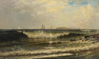 Alfred Thompson Bricher - Breaking Waves