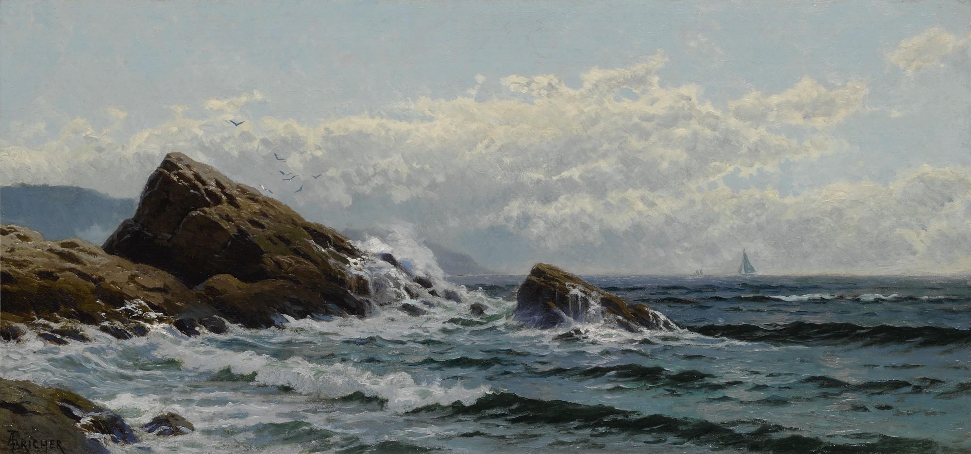Alfred Thompson Bricher - Crashing Waves