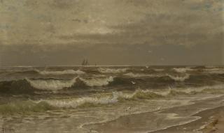 Alfred Thompson Bricher - On Brigantine Beach
