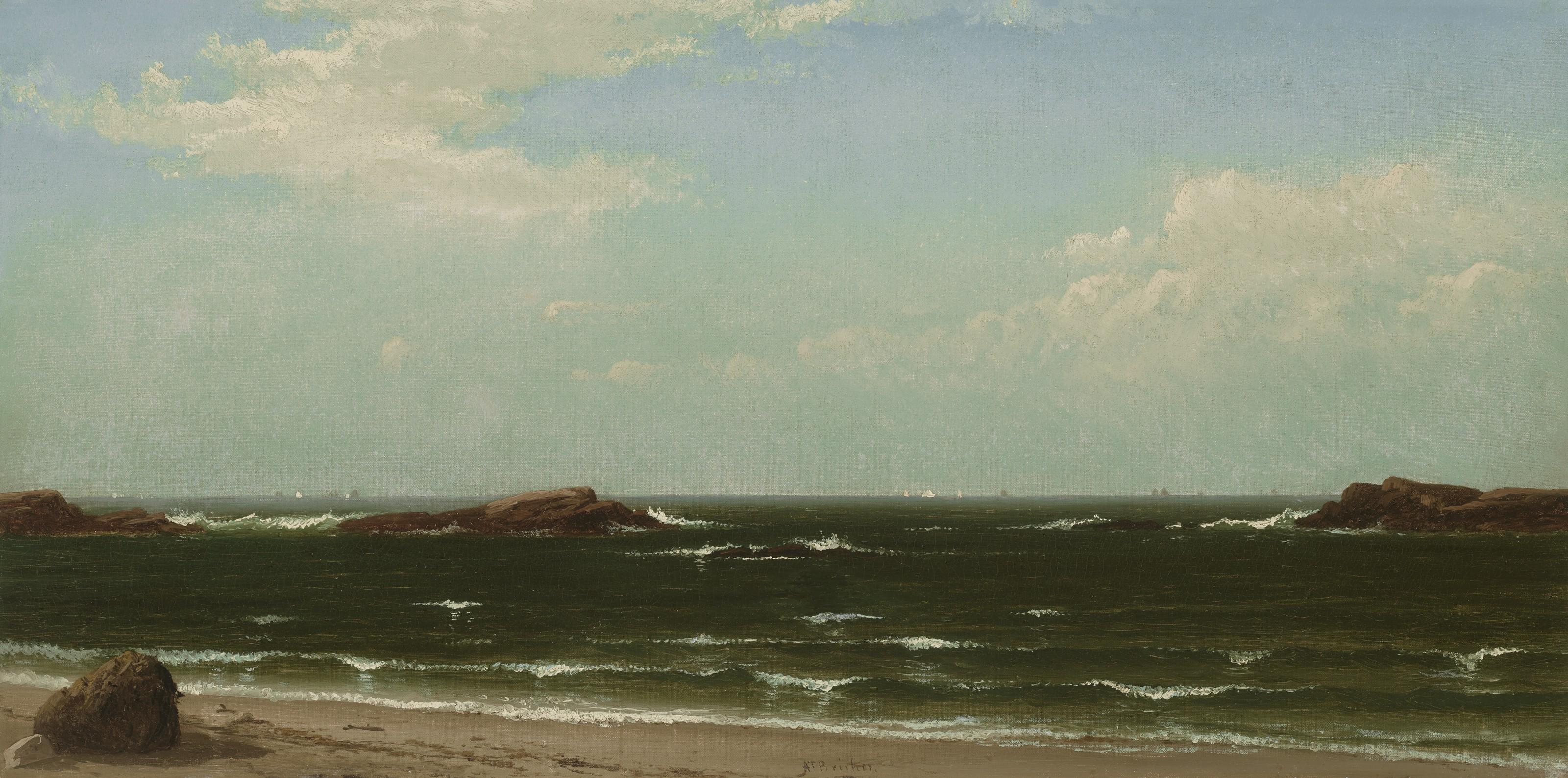 Alfred Thompson Bricher - On the Beach—High Noon