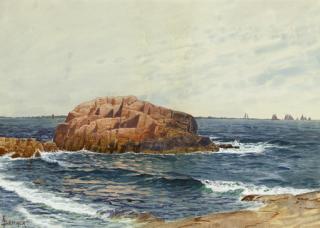 Alfred Thompson Bricher - Rocks near the Coast