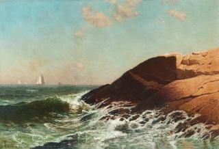 Alfred Thompson Bricher - Rocky Coast, Narragansett Bay