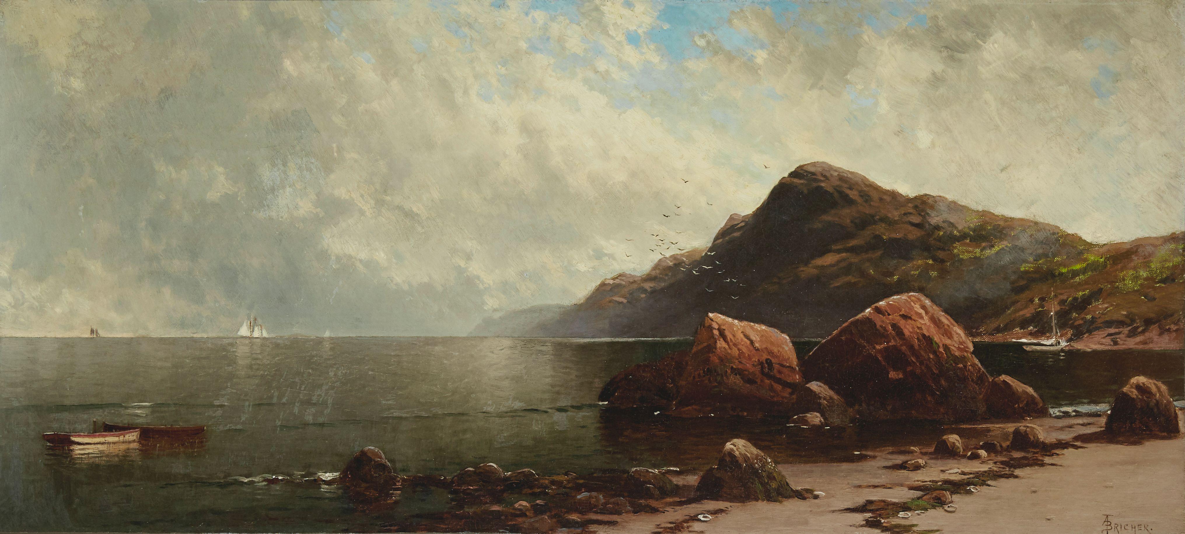 Alfred Thompson Bricher - Seascape and Shore (New England Coast)