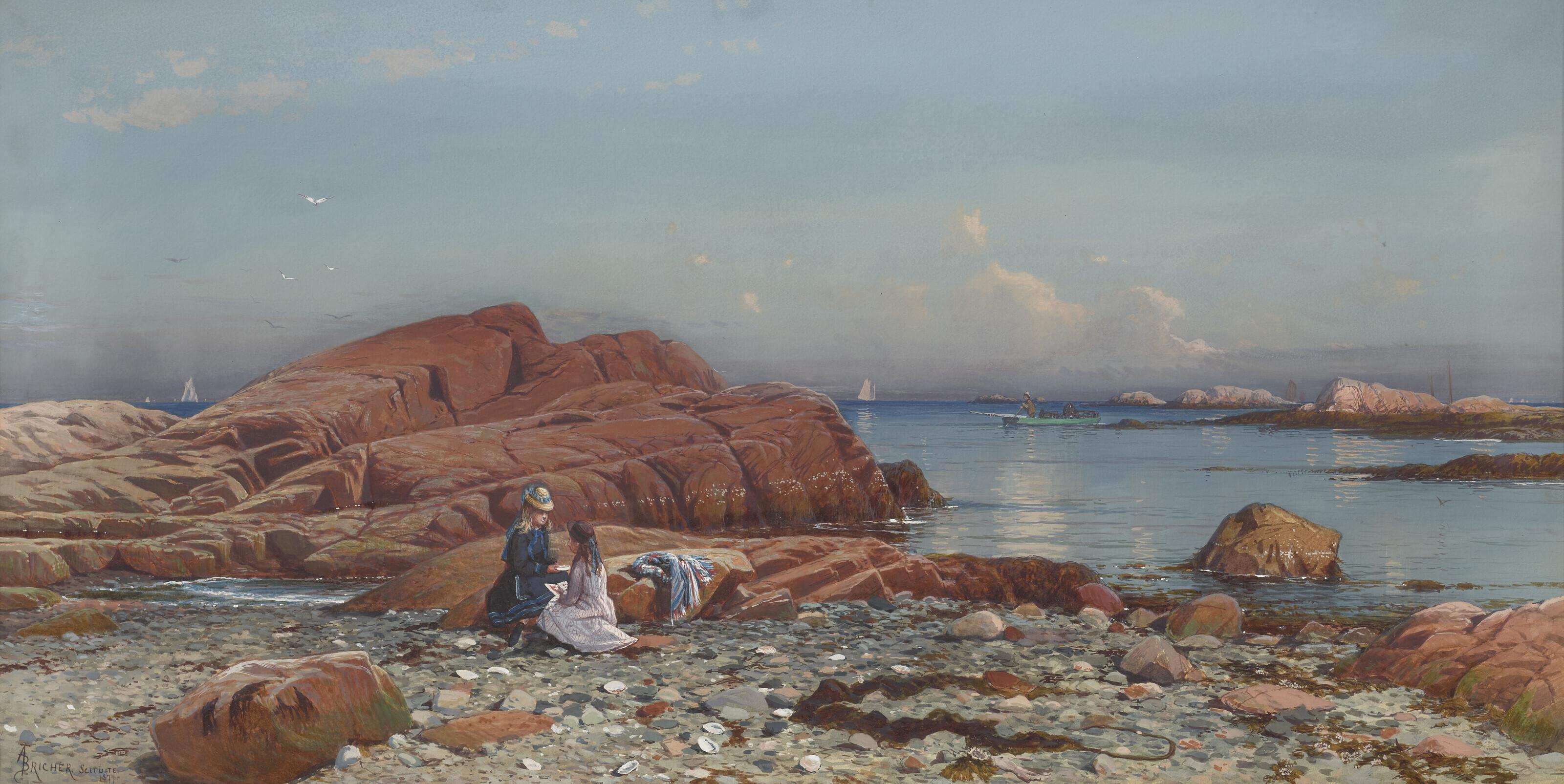 Alfred Thompson Bricher - Seascape, Scituate