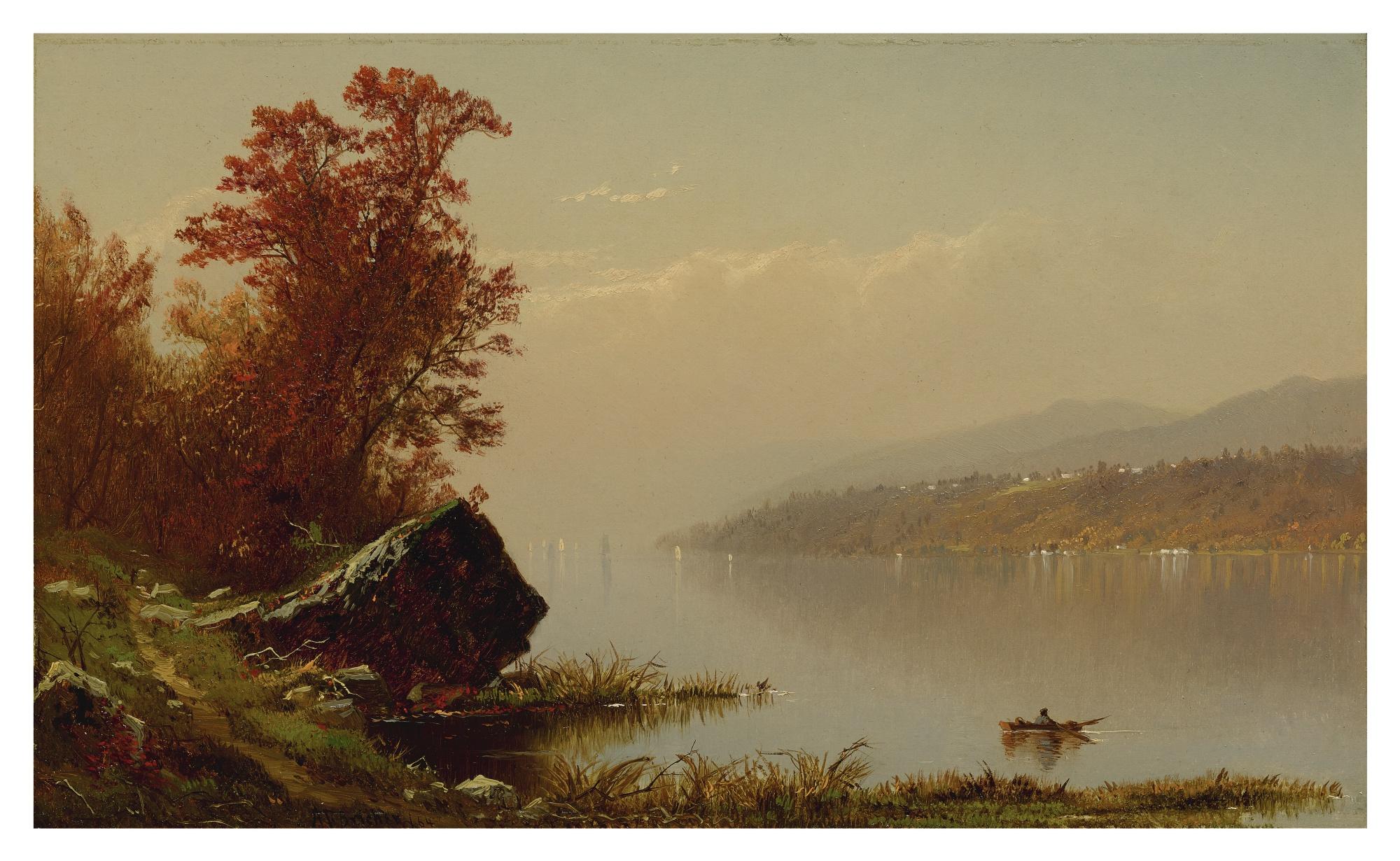 Alfred Thompson Bricher - Up The Hudson