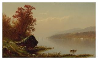 Alfred Thompson Bricher - Up The Hudson
