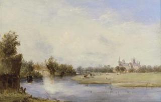 Alfred Vickers Snr. - Ely Cathedral, on the Ouse