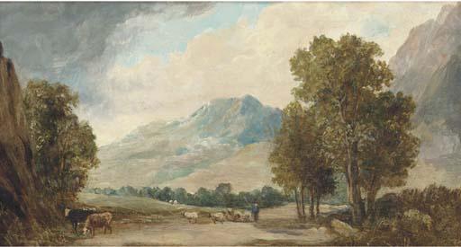 Alfred Vickers, Snr. - Shepherd And His Flock