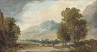 Alfred Vickers, Snr. - Shepherd And His Flock