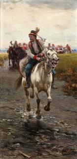 Alfred von Wierusz-Kowalski - Die Hochzeitsgesellschaft auf dem Lande