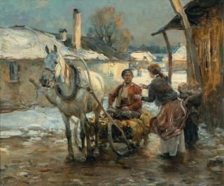 Alfred von Wierusz-Kowalski - Halt am Gasthaus („Przea Karczma“)