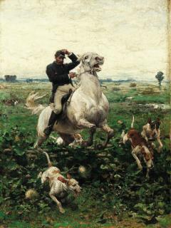 Alfred Von Wierusz-Kowalski - Over the fence