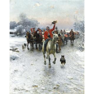 Alfred Von Wierusz-Kowalski - Polish The Wedding Procession