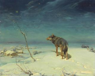 Alfred Von Wierusz-Kowalski - The Lone Wolf