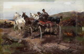 Alfred von Wierusz-Kowalski - Wilde Kutschfahrt