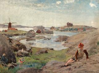 Alfred Wahlberg - West coast, summer in Bohuslän, Sweden