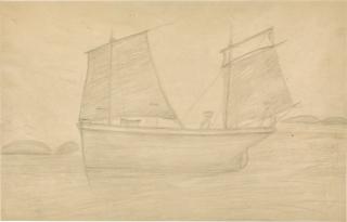 Alfred Wallis - A Mackerel Lugger