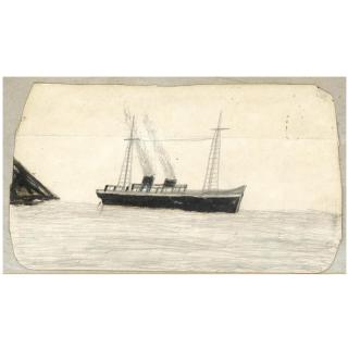 Alfred Wallis - A Steamer