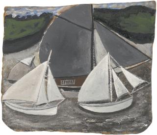Alfred Wallis - Four Sailing Ships
