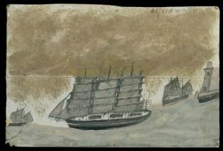 Alfred Wallis - Full-Rigged Ship