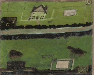 Alfred Wallis - Houses by the road