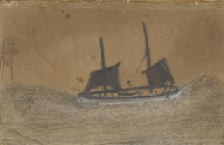 Alfred Wallis - Lugger In A Gale