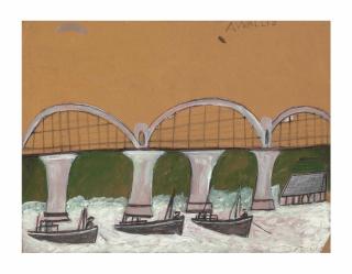 Alfred Wallis - Saltash Bridge