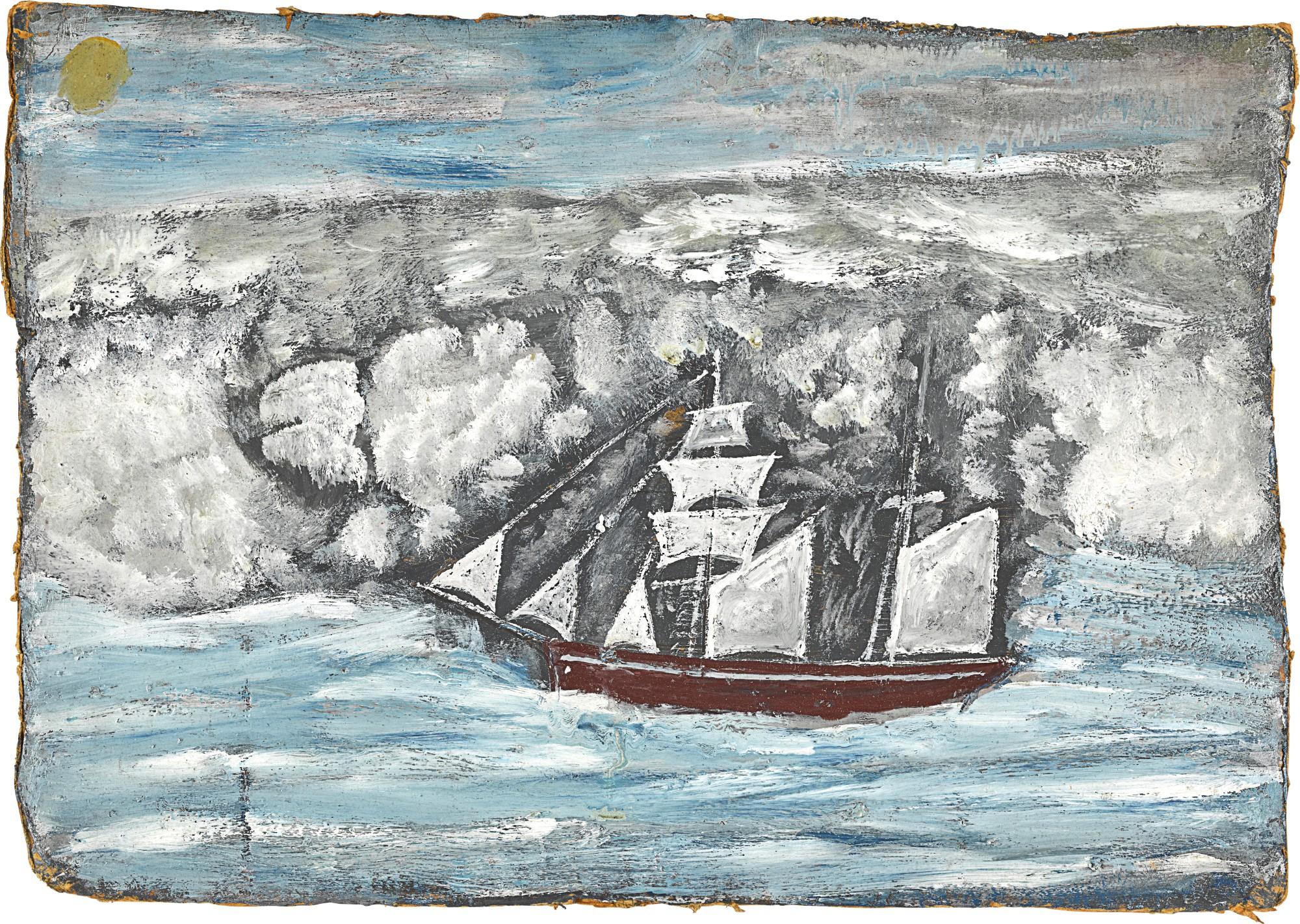 Alfred Wallis - Schooner And Icebergs