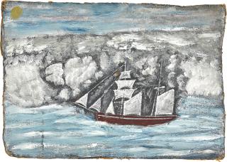 Alfred Wallis - Schooner And Icebergs