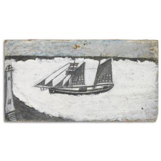 Alfred Wallis - Schooner And Lighthouse