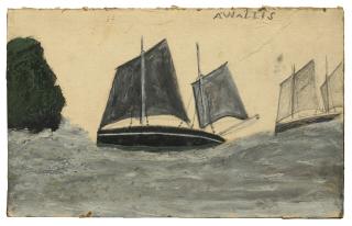 Alfred Wallis - Two Luggers by a Headland