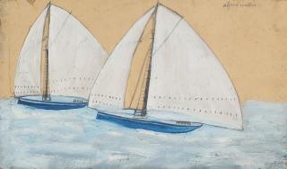 Alfred Wallis - Two sailing boats