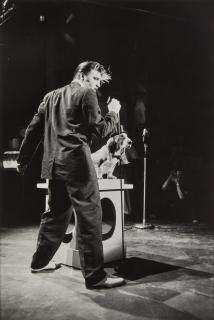 Alfred Wertheimer - Elvis and the Hound Dog, Hudson Theatre, New York City
