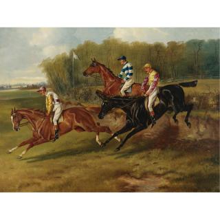 Alfred Wheeler - British The Steeplechase