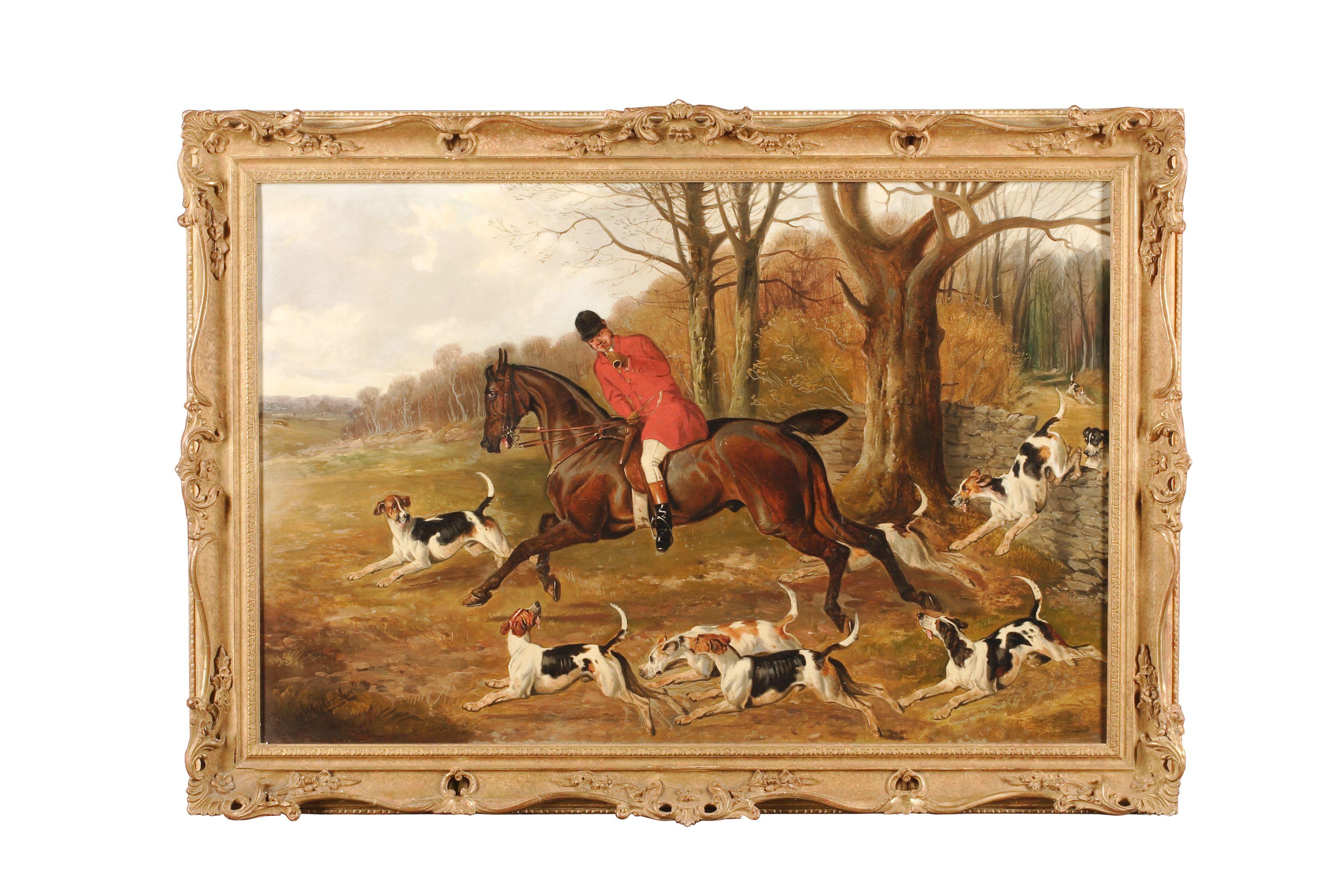 Alfred Wheeler - In full cry