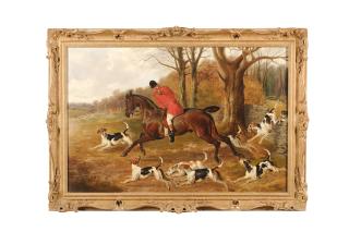 Alfred Wheeler - In full cry