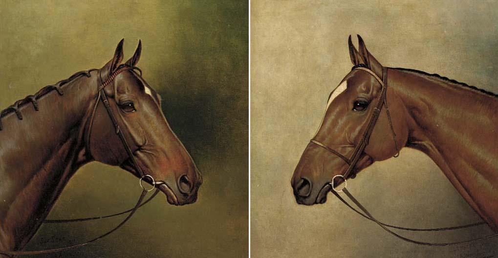 Alfred Wheeler - The Derby winner Sunstar; and The Derby winner Lemburg